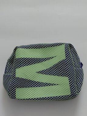 Milk Makeup Purple and Light Green Mesh Cosmetic Bag